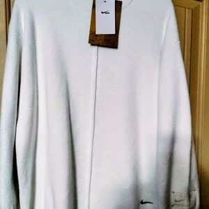 Nike Men's Classic White Crewneck Sweater